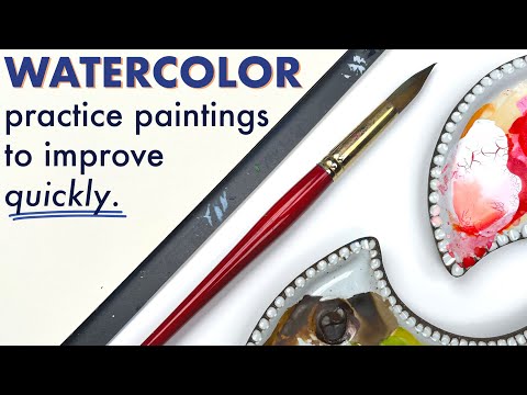 The BEST Watercolor Practice to Improve Quickly