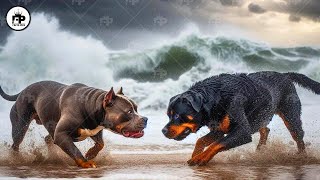 Rottweiler vs Pitbull Terrier Dog - Difference Between Pitbull and Rottweiler screenshot 2