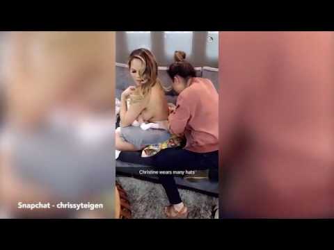 Video: Chrissy Teigen Berbagi Foto Pertama Bayinya Luna