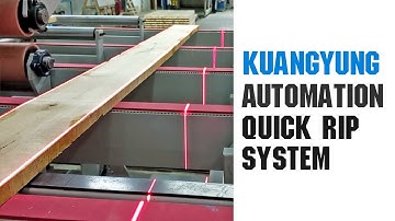 KuangYung Automated 2D Image Scanning System + Rip Saw - Quick Rip