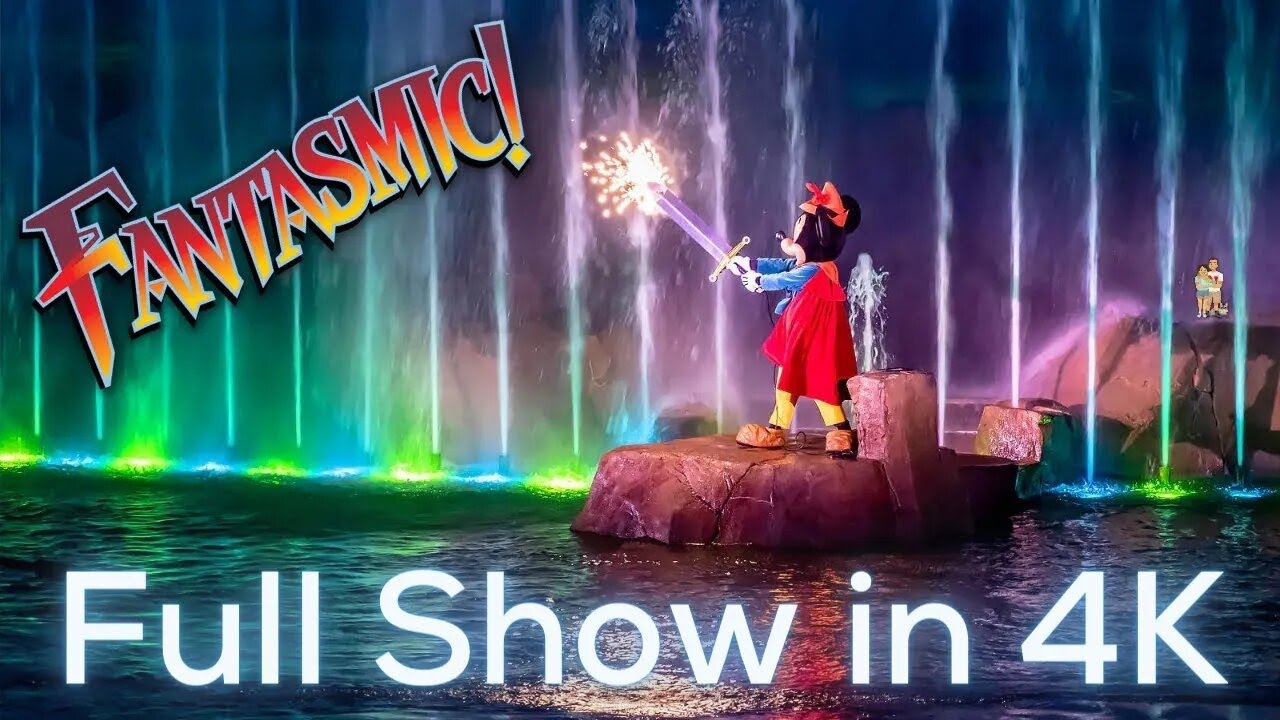 Fantasmic Disney’s Hollywood Studios Walt Disney World 2024 4K