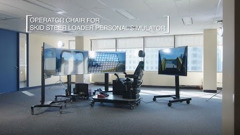 Operator Chair for Skid Steer Loader Personal Simulator - Simlog