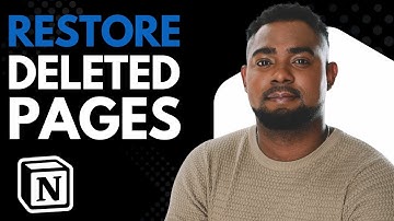 How to Restore Deleted Pages in Notion App | Recover Items from Trash