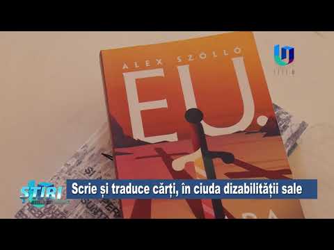 TeleU: Scrie și traduce cărți, în ciuda dizabilității sale