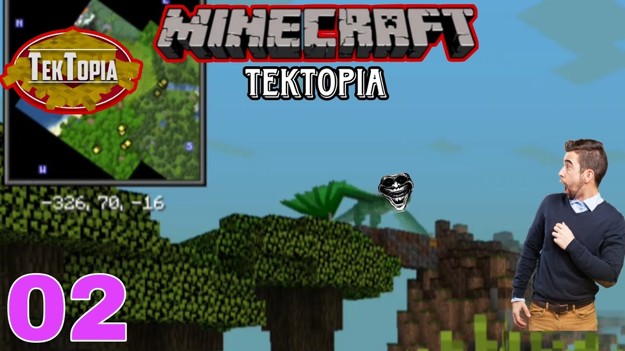 ថ្ងៃនេះខ្ញុំមកលេង Minecraft mod tektopia #02 😍 - YouTube