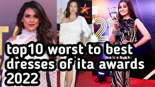 Top 10 Worst To Best Dresses Of Ita Awards 2022 21 Ita Awards Ashi Singh Paridhi Sharma
