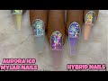 Aurora Ice Hybrid Nails | Nail Sugar | Yayoge
