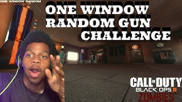 BO3 CUSTOM ZOMBIES One Window Random Gun Challange IN 2023???