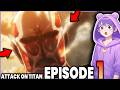 I Was NOT Ready for This… | Attack on Titan Episode 1 Reaction