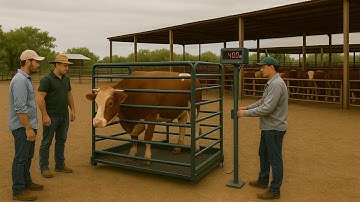 Cân Lồng Bò, Lồng Trâu Cân điện tử 1 tấn, 2 tấn #shorts