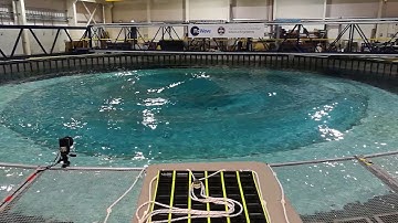 Mesmerising "Spiral Wave" produced in a wave tank