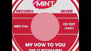 Video-Miniaturansicht von „MY VOW TO YOU, The Cliftonaires, CD Cut  2007“