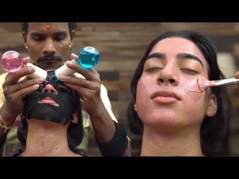 Close Your Eyes and Enjoy Master Cracker’s Face Massage ASMR | The Quiet Barbershop.