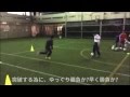 【成立ゼブラ/フットボールクラブ】2015年3月18日赤羽スクール5、6年生クラス トレーニング2『1対1「2ゴール」』