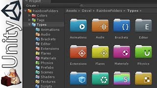 Rainbow Folders - Unity Asset Review