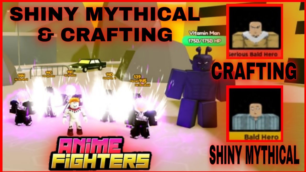 All Map Shiny Crafting Fighters in Anime Fighters Simulator 