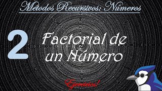 Ejercicio 2: Recursividad, Calcular el factorial de un número. || Java