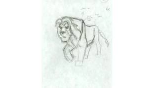 Lion King Pencil Test (Adult Simba)