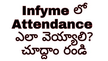 How to give Attendance || Infyme || Apply WFH #infosys #attendance #infyme #freshers