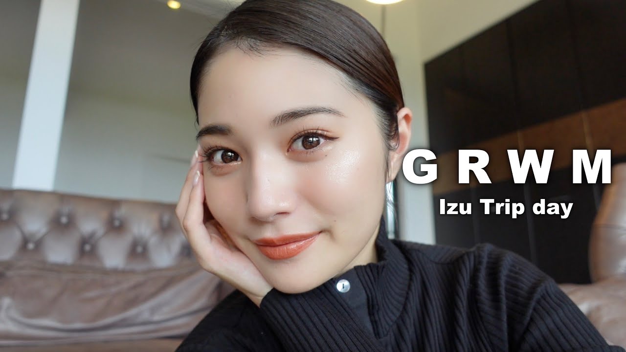 【GRWM】伊豆旅行中で飲みすぎた次の日の準備の様子。騒がしすぎw