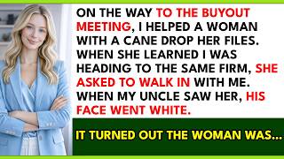 My Uncle Smirked At The Buyout Meeting Until He Saw Who I Walked In With — She Turned Out To Be…