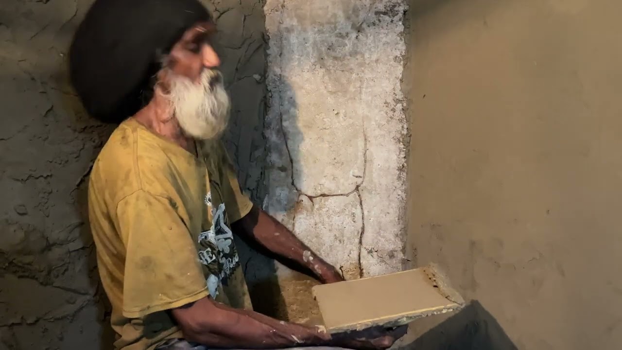 Doing a little mason work