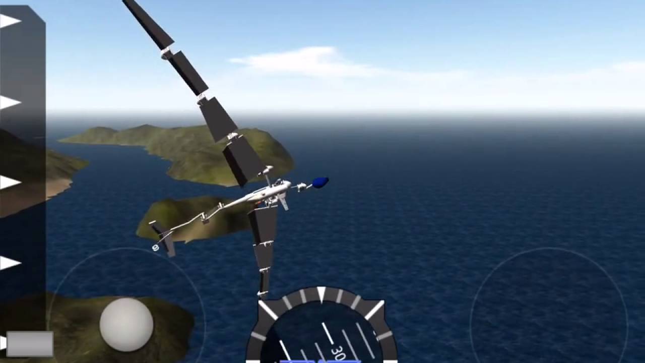 Simpleplanes folding wings plane flight test - YouTube