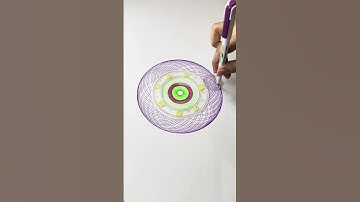 Massive & Satisfying ASMR Spiral Pattern | Spirograph Audio for Calm! #art #shorts #spirograph #asmr