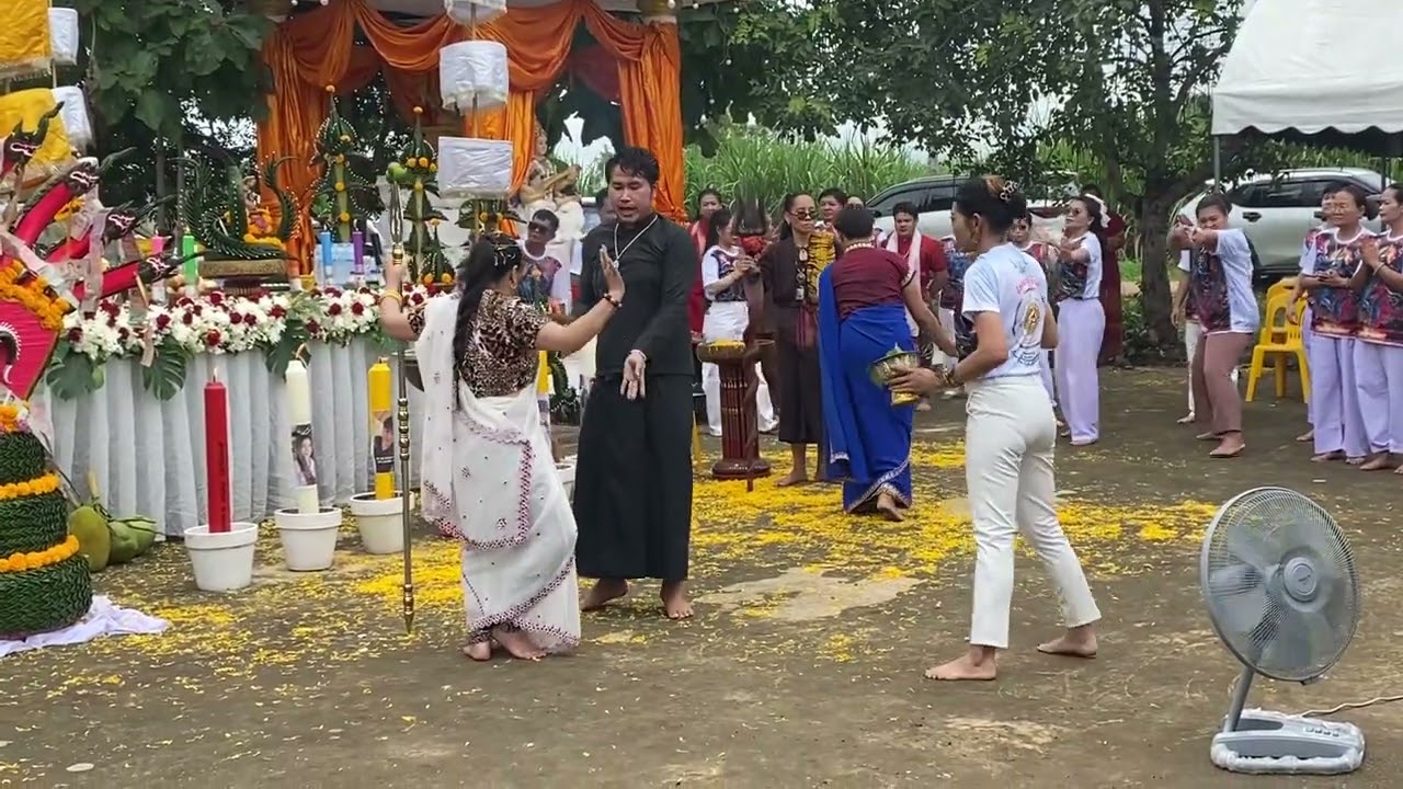 อารตรีไฟ🔥 งานไหว้ครูตำหนักเทวสถานนิมิตรเทพมาตาประทานพร กายสังขาร แม่ทิพย์ อาจารย์แนท อ.ซำสูง ขอนแก่น