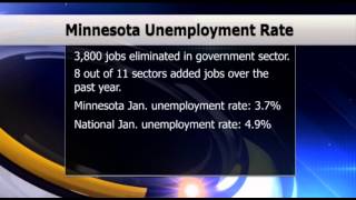 Minnesota Unemployment Rate Holds Steady - Lakeland News at Ten - March 10, 2016