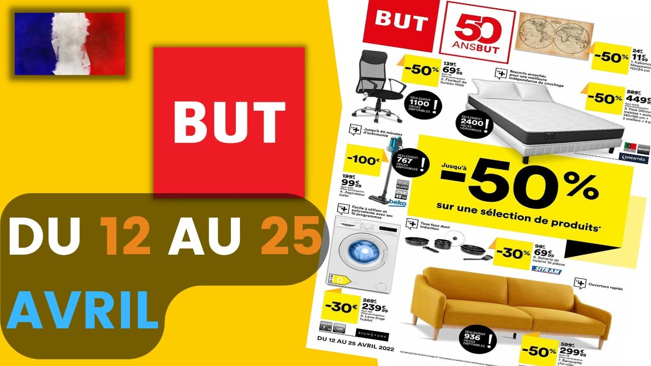 catalogue BUT du 12 au 25 avril 2022 💝 Arrivage - FRANCE - YouTube