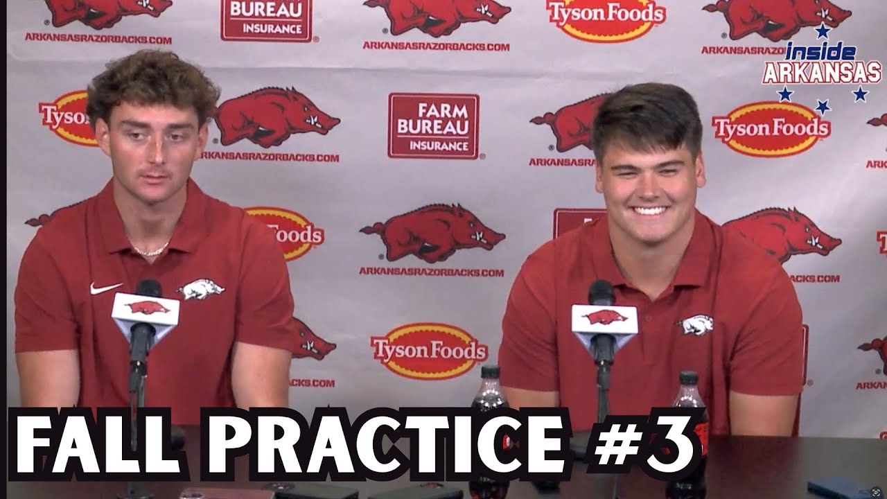 Razorback P Devin Bale & LS Ashton Ngo Recap Fall Practice