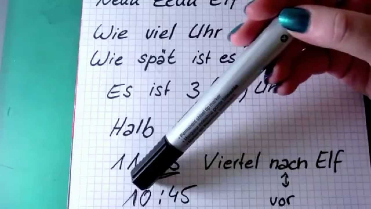 ASMR - What Time is it in German Teaching Roleplay