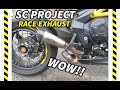 SC Project Exhaust on MV Agusta Dragster RR | Tunnels, Road and Fitting.