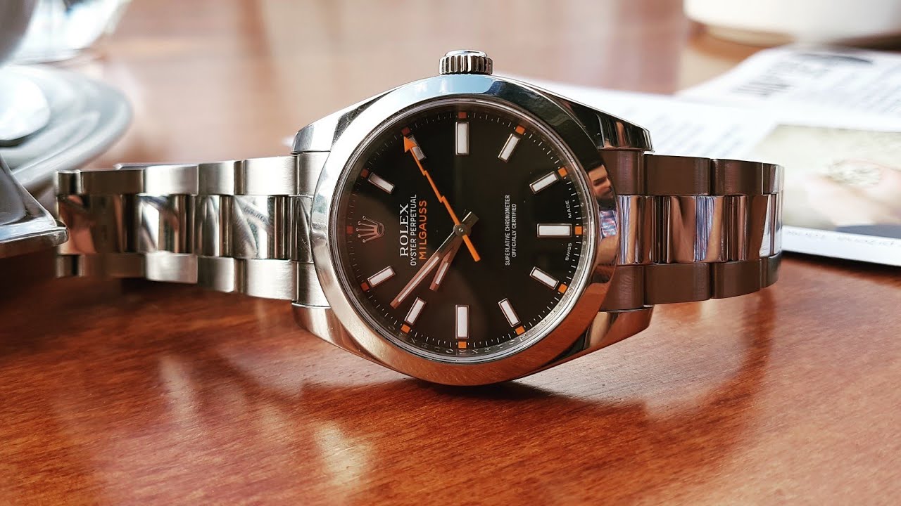 Rolex Oyster Perpetual Milgauss Black 