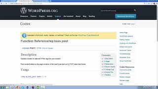 023 Sanitizing HTML Input and Inserting a Post