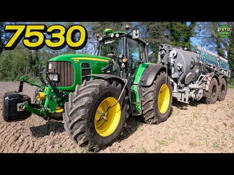 John Deere 7530 SOUND🔥….before the KUMM with Tobi!