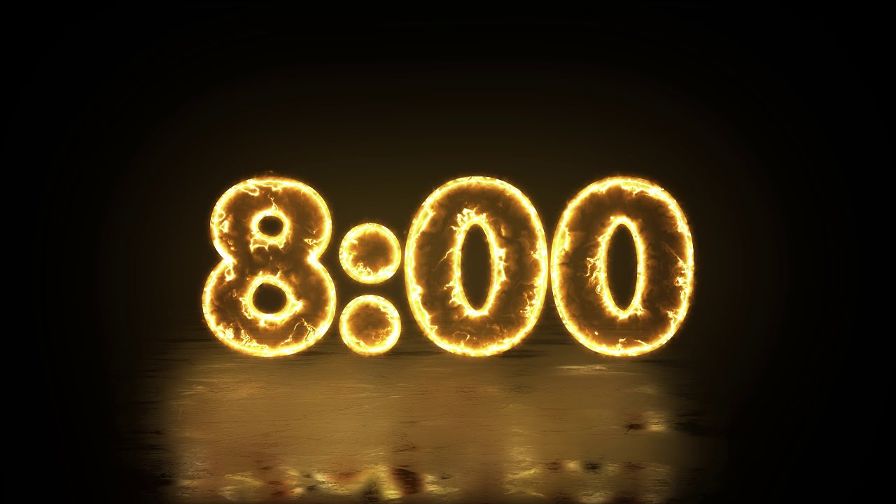 8 Minutes Fire Timer - YouTube