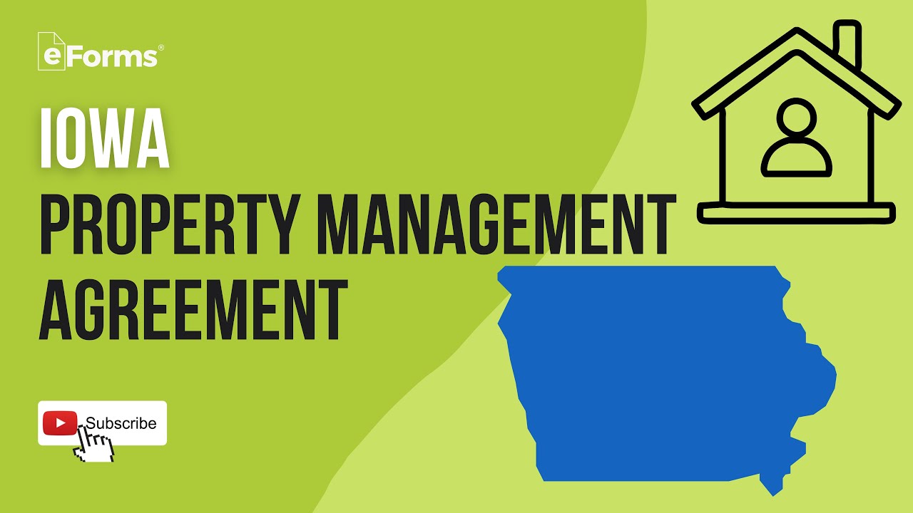 Iowa Property Management Agreement Explained YouTube