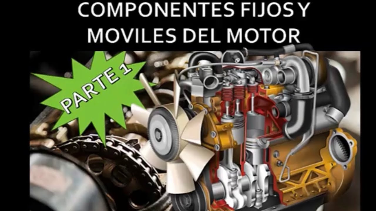PIEZAS FIJAS Y MOVILES DEL MOTOR PARTE 1 - YouTube
