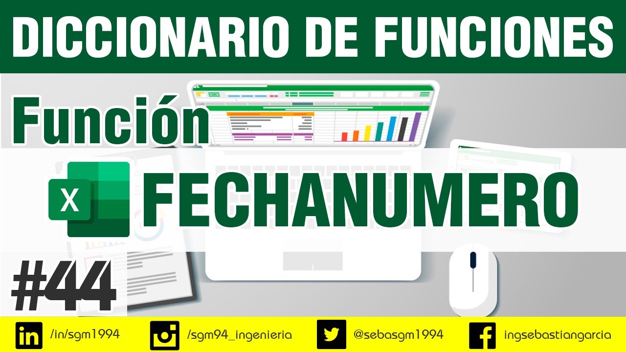 Función FECHANUMERO en Excel