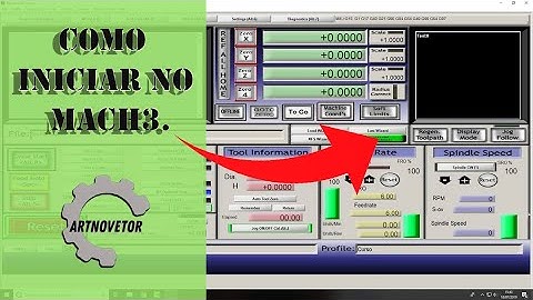 Como começar a usar o mach3 na sua cnc caseira."How to start using mach3 on your homemade cnc."