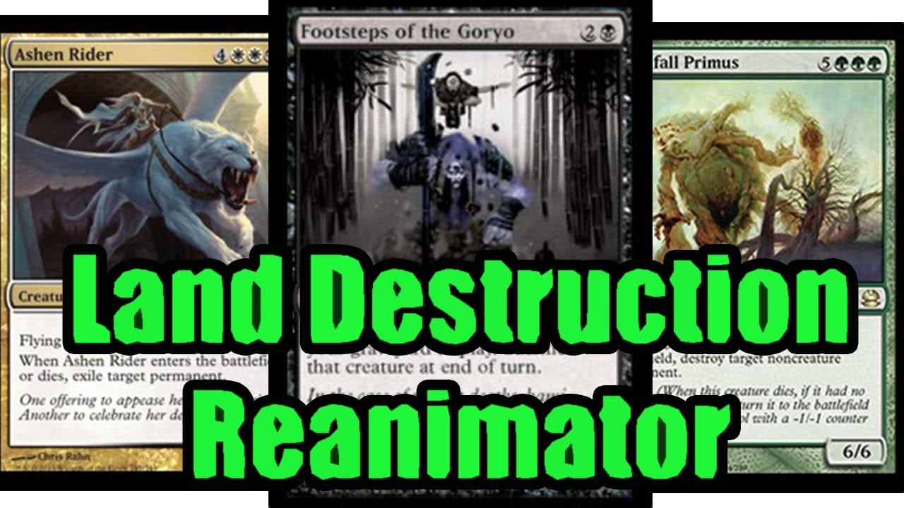 MTG Budget Land Destruction Reanimator Deck Tech and Match 1 against