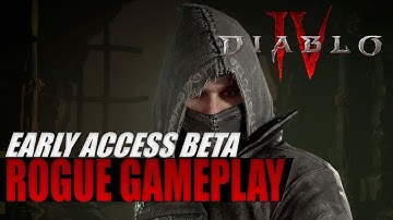 Diablo 4 Beta - Rogue Gameplay. SURPRISE appearance from The Butcher!