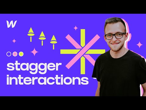 Stagger Your Webflow Interactions Easily