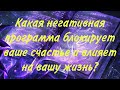 Какая негативная программа блокирует ваше личное счастье и влияет на вашу жизнь?