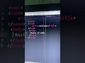 Basic of HTML in Sublime🫵 #coding #codinglife #shorts