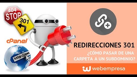 Redirecciones 301 ¿cómo pasar de una carpeta a un subdominio?