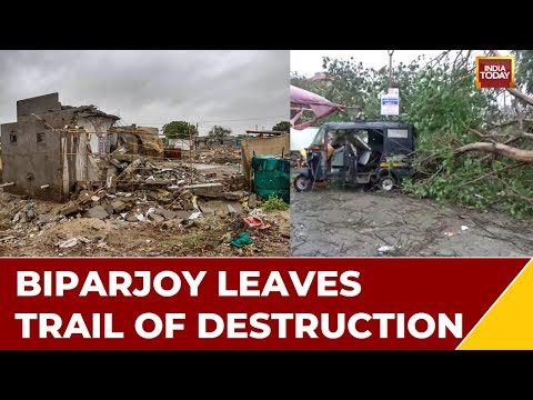 Cyclone Biparjoy Landfall