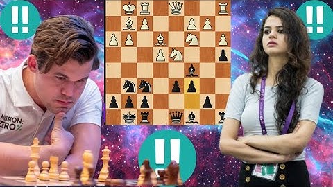 Magnus Carlsen vs Tania Sachdev chess game 10